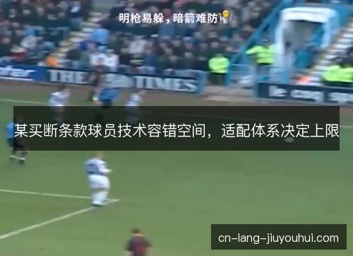 某买断条款球员技术容错空间，适配体系决定上限